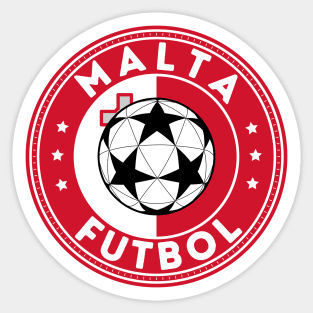 Malta Futbol Sticker